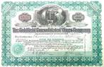 Goldfield Consolidated Mines Company 1910, Postzegels en Munten, Aandelen en Waardepapieren, Ophalen of Verzenden, Voor 1920, Certificaat van aandeel