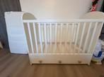 Lit bébé avec tiroir 60x120 et matelas 60x120x8, Enfants & Bébés, Chambre d'enfant | Lits, Enlèvement, Comme neuf, Matelas