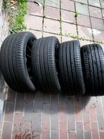 4 Zwarte 18" inch velgen met 225 40 ZR 18 banden, Auto-onderdelen, Banden en Velgen, Ophalen, Banden en Velgen, Overige