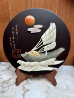 Panneau de jade Feng Shui, Figurine en bois, Enlèvement ou Envoi