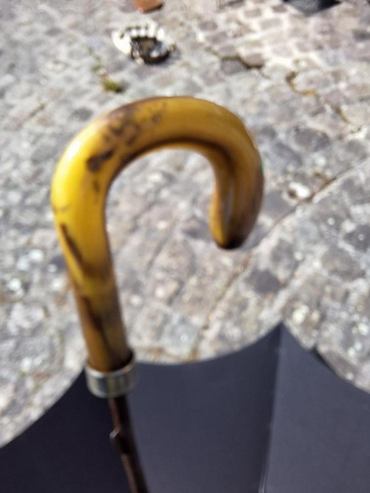 vintage paraplu voor heren, Handtassen en Accessoires, Paraplu's, Gebruikt, Zwart, Ophalen of Verzenden