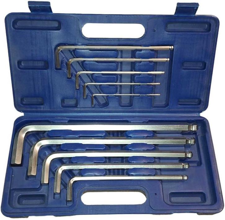 Inbussleutelset 10dlg. XXL. Extra groot - Nieuw, Auto diversen, Autogereedschap, Ophalen of Verzenden