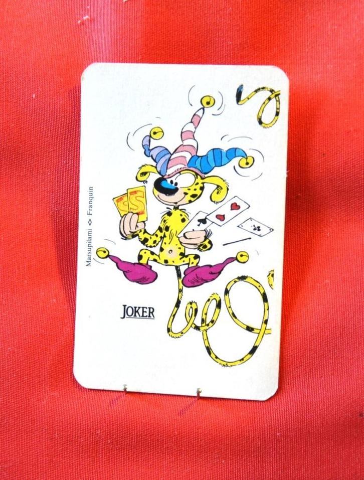 carte a jouer joker spirou marsupilami chapeau couleur 1, Collections, Cartes à jouer, Jokers & Jeux des sept familles, Comme neuf