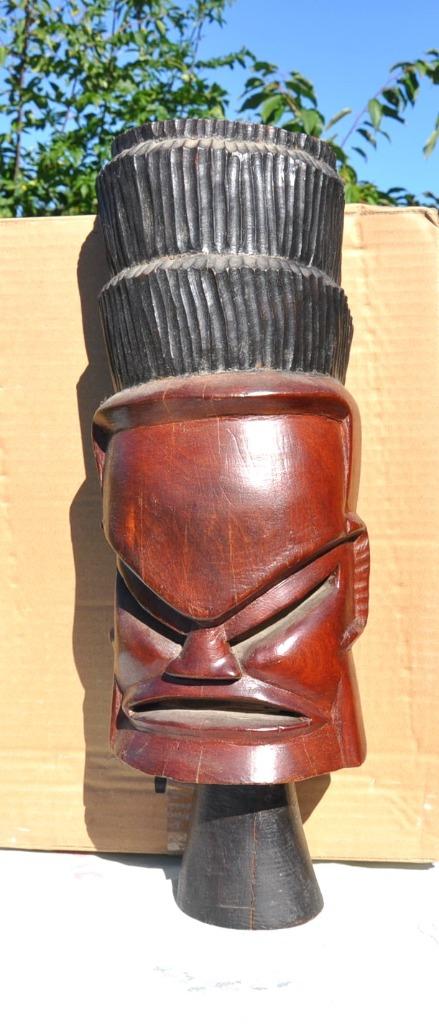 masque africain mural en bois modele 5, Enlèvement ou Envoi
