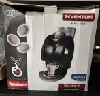 Koffiemachine Inventum EM100B, Ophalen of Verzenden, Koffiepads en cups, Afneembaar waterreservoir, Koffiemachine