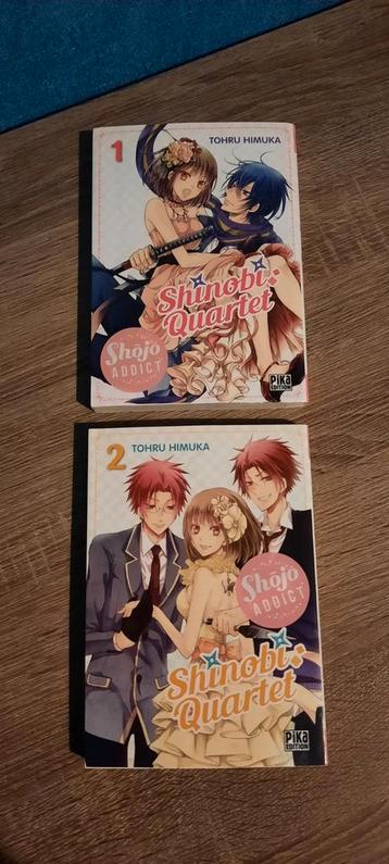 Manga "Shinobi Quartet" - Tome 1 et 2 (NEUFS)