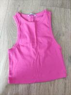 crop top Zara roze maat M, Vêtements | Femmes, Tops, Zara, Taille 38/40 (M), Sans manches, Rose