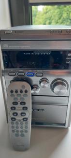 Philips MCM8 Micro cassettedeck en cd speler met radio & aux, Philips, Gebruikt, Cd-speler, Ophalen of Verzenden