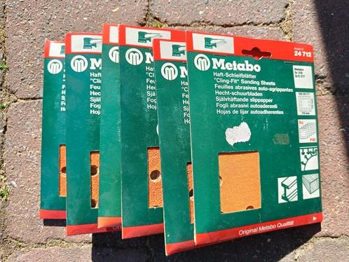 6 pakjes Schuurpapier 115 x 115 mm Velcro, Doe-het-zelf en Bouw, Gereedschap | Schuurmachines, Nieuw, Ophalen