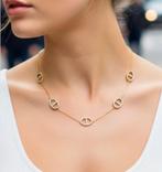 Collier en acier inoxydable, Handtassen en Accessoires, Kettingen, Ophalen of Verzenden, Nieuw, Goud, Overige materialen