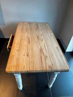 Table en bois massif avec verre personnalisé, Enlèvement