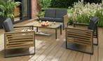 tuinset aluminium Flora, Ophalen, 4 zitplaatsen, Bank, Tuinset