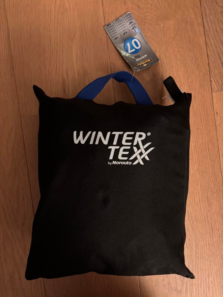 Chaussettes auto winter tex 07, Auto diversen, Sneeuwkettingen, Gebruikt, Ophalen of Verzenden