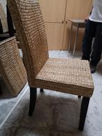 Eetkamerstoel 6stuks, Ophalen, Zo goed als nieuw, Riet of Rotan, Vijf, Zes of meer stoelen