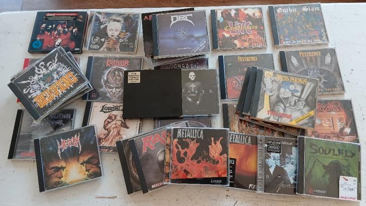 CD Metal cd collectie, Cd's en Dvd's, Cd's | Hardrock en Metal, Gebruikt, Ophalen