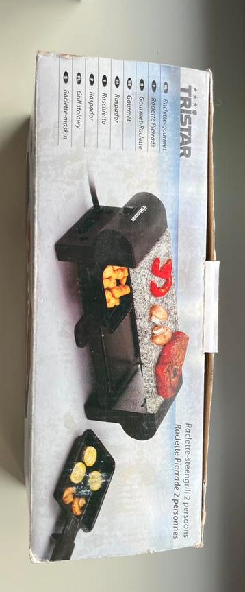 Raclette-Steengrill voor 2 pers. beschikbaar voor biedingen