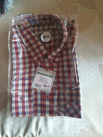 Hemd (in verpakking), Kleding | Heren, Overhemden, Nieuw, Overige merken, Rood, Halswijdte 39/40 (M)