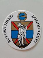 Vintage Sticker - Autowijding Londerzeel, Ophalen of Verzenden, Zo goed als nieuw, Auto of Motor