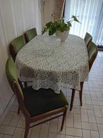 tafel met 6 stoelen, Ovale, Teck, 50 à 100 cm, Enlèvement