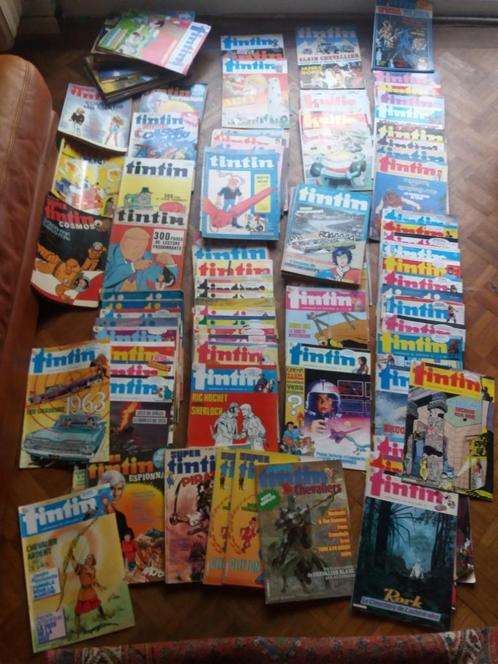 Tintin lot 107 fascicules,11"Special",2 super Tintin en lot., Livres, Journaux & Revues, Utilisé, Journal, Enlèvement ou Envoi