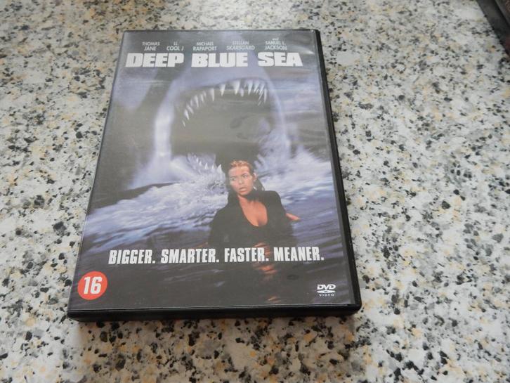 nr.2256- Dvd: deep blue sea - actie, Cd's en Dvd's, Dvd's | Actie, Actie, Vanaf 12 jaar, Ophalen of Verzenden