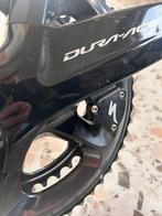 Dura ace crankset met powermeter, Fietsen en Brommers, Fietsonderdelen, Ophalen of Verzenden, Gebruikt, Racefiets, Crankstel of Pedalen