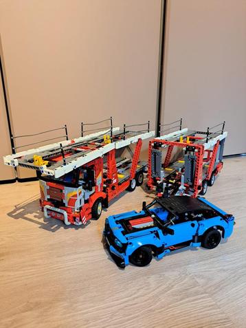 Mooie autotransporter van Lego Technic Nr 42098 beschikbaar voor biedingen
