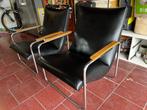 Vintage design stoel relax lounge zetel fauteuil chair, Ophalen, Gebruikt, Mid-Century Vintage Retro Industrieel Modern, 75 tot 100 cm