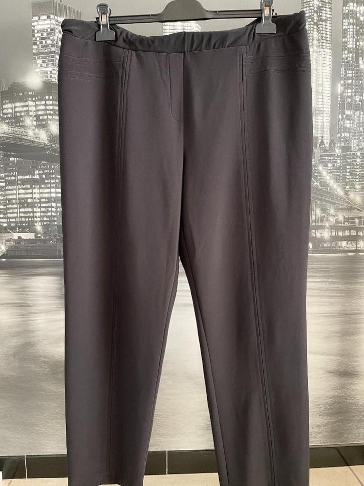 zwarte lange broek - merk Frank Lyman 48-50, Kleding | Dames, Broeken en Pantalons, Zo goed als nieuw, Maat 46/48 (XL) of groter