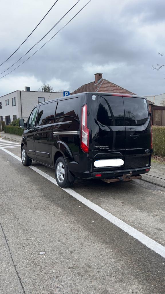 Cabine double du Ford Transit Custom 2.0 TD, Autos, Ford, Particulier, Transit, ABS, Airbags, Air conditionné, Alarme, Bluetooth