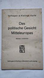 Das politische Gesicht Mitteleuropas V&K 1939/1940?, Boeken, Atlassen en Landkaarten, Gelezen, Ophalen of Verzenden, Landkaart