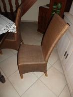Rieten stoelen, Ophalen, Gebruikt, Bruin, Rustiek