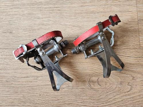 Diverse sets retro koersfiets pedalen, Fietsen en Brommers, Fietsonderdelen, Zo goed als nieuw, Racefiets, Crankstel of Pedalen