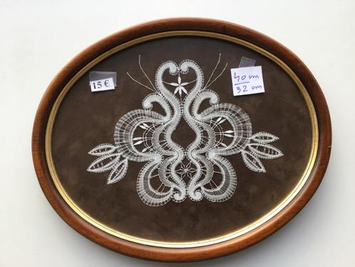 mooi kader met gekloste kant 40 cm op 32 cm, Huis en Inrichting, Woonaccessoires | Wanddecoraties, Zo goed als nieuw, Ophalen of Verzenden