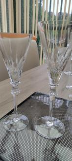 Boheemse kristallen witte en rode wijnglazen, Antiek en Kunst, Antiek | Glaswerk en Kristal, Ophalen
