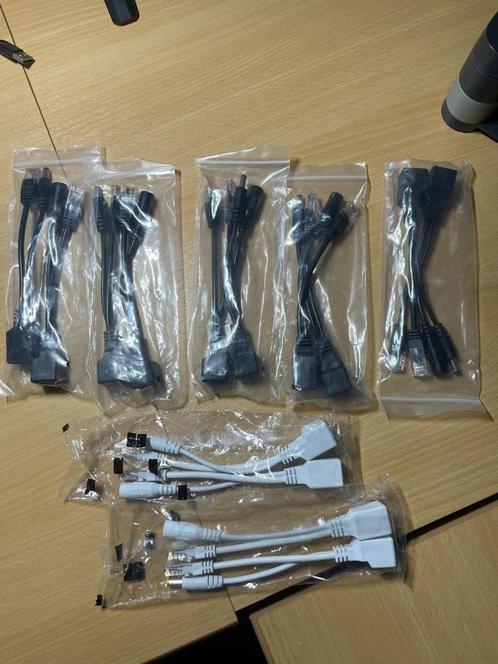 Câble adaptateur Ethernet POE, Computers en Software, Pc- en Netwerkkabels, Nieuw, Ophalen