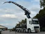 Volvo FH 550 TRUCK/TRACTOR! EFFER 140tm!44dkm!JIB/LIER/WINCH, Auto's, Automaat, Euro 6, Lederen bekleding, Wit