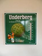 EMAILLE RECLAME THERMOMETER"UNDERBERG"UIT JAREN 70/80, Enlèvement ou Envoi, Utilisé, Panneau publicitaire
