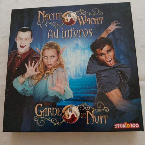 Jeu de société Garde de Nuit, ad inferos, studio100, 6+, Hobby en Vrije tijd, Gezelschapsspellen | Bordspellen, Zo goed als nieuw