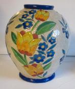 vase à fleurs art déco coloré Boch Keramis 176, Antiquités & Art, Envoi
