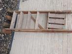 Houten trapladder., Ladder, Gebruikt, Opvouwbaar of Inschuifbaar, Minder dan 2 meter