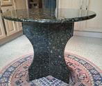 Italiaanse granieten tafel butterfley, Comme neuf, 50 à 100 cm, Autres matériaux, Rond