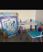 Tekentafeltje + stoeltje Frozen, Kinderen en Baby's, Kinderkamer | Tafels en Stoelen, Ophalen, Zo goed als nieuw, Tafel(s) en Stoel(en)