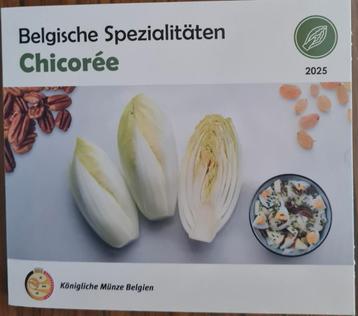 Fdc Belgique 2025 chicorée, Enlèvement ou Envoi