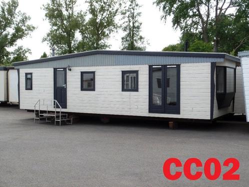 Spiegelchalet met dubbel glas en canexel buitenzijde te koop, Caravans en Kamperen, Stacaravans, tot en met 4, Ophalen