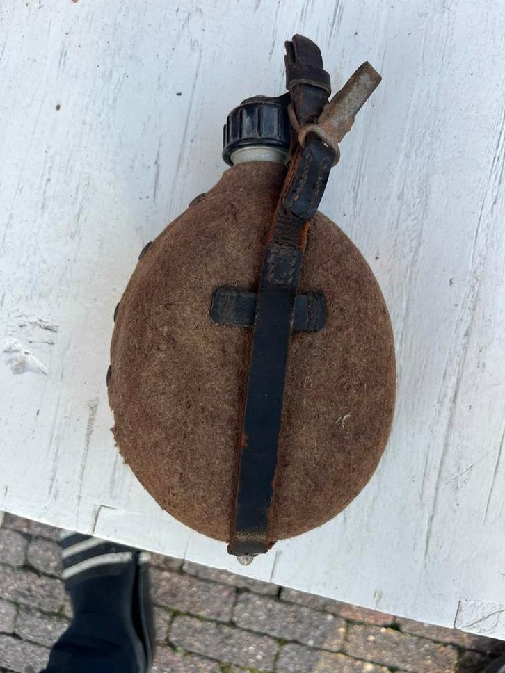 Duitse veldfles wo2, Verzamelen, Militaria | Tweede Wereldoorlog, Landmacht, Kleding of Schoenen, Ophalen of Verzenden