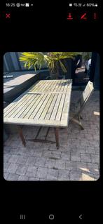 Tafel met 6 stoelen, Tuin en Terras, Picknicktafels, Ophalen, Gebruikt