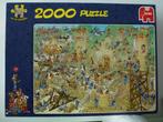 Puzzel Jan Van Haasteren ' Middeleeuwen' 2000 stukjes, 500 t/m 1500 stukjes, Legpuzzel, Zo goed als nieuw, Ophalen