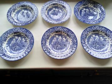 6 borden (royal tudor ware) beschikbaar voor biedingen