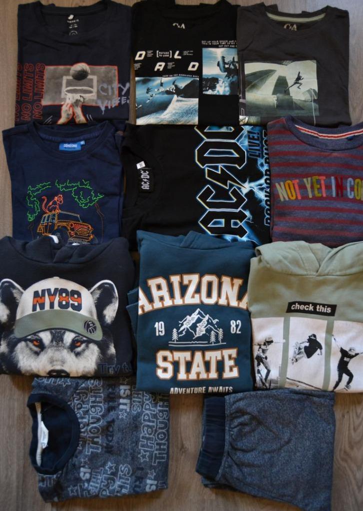 Pakket kledij maat 134/140-2, Kinderen en Baby's, Kinderkleding | Kinder-kledingpakketten, Gebruikt, Maat 134, Ophalen of Verzenden